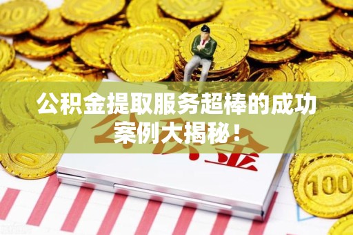泾县公积金提取服务超棒的成功案例大揭秘！